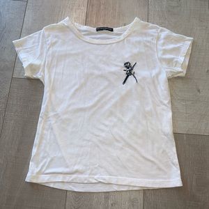 RARE brandy melville knifeXrose shirt